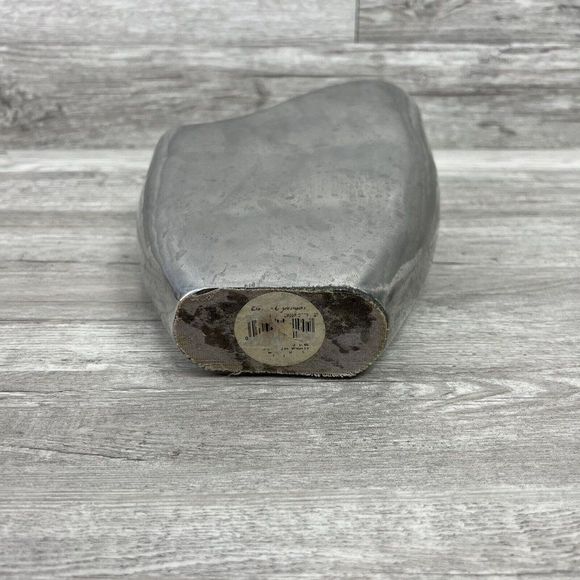 Anna Everlund Danish Designer Modern Aluminium Vase Cast Retro '80s Vintage - Picture 5 of 8